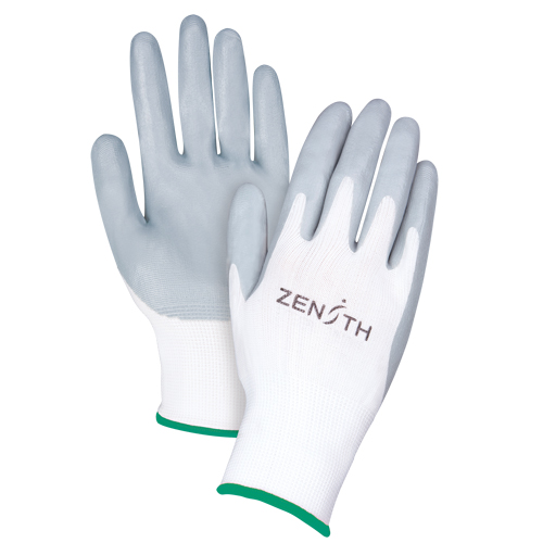 SAM631 Lightweight Breathable Coated Gloves, 8/Medium, Foam Nitrile Coating, 13 Gauge, Polyester Shell