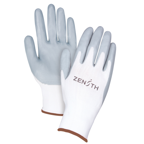 SAM632 Lightweight Breathable Coated Gloves, 9/Large, Foam Nitrile Coating, 13 Gauge, Polyester Shell