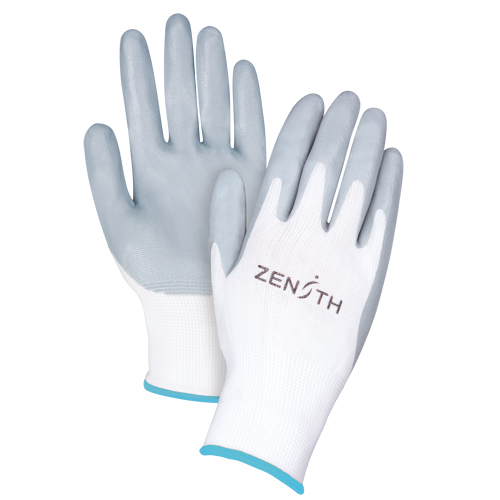 SAM633 Lightweight Breathable Coated Gloves, 10/X-Large, Foam Nitrile Coating, 13 Gauge, Polyester Shell