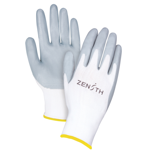 SAM634 Lightweight Breathable Coated Gloves, 11/2X-Large, Foam Nitrile Coating, 13 Gauge, Polyester Shell