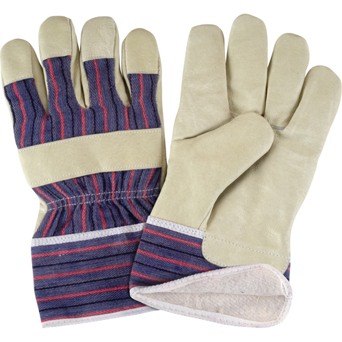 SAP295 Comfort Winter-Lined Work Gloves, Large, Grain Pigskin Palm, Cotton Fleece Inner Lining