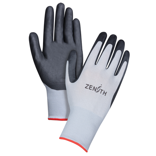 SBA612 Lightweight Breathable Coated Gloves, 7/Small, Foam Nitrile Coating, 13 Gauge, Polyester Shell