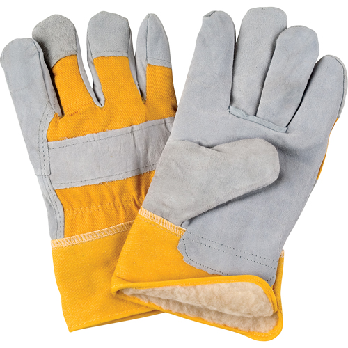 Zenith Safety Products Winter-Lined Fitters Gloves, Large, Split