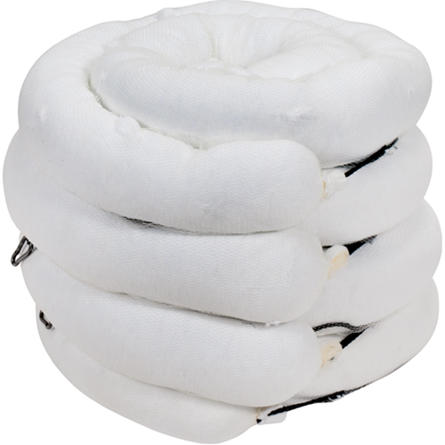 SDK911 Premium Sorbent Boom, Oil Only, 10' L x 5" W, 35 Gal. Absorbancy, 4 /Pack