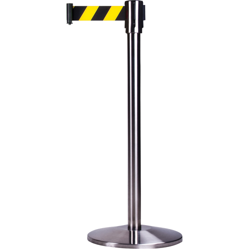 Barrières sur pieds pour le contrôle des foules, Acier, 35