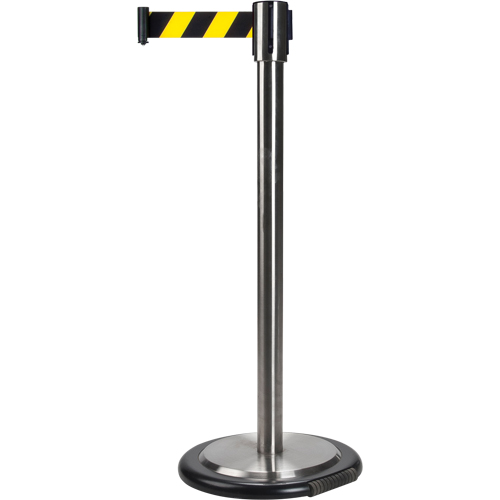 Barrières sur pieds pour le contrôle des foules, Acier, 35