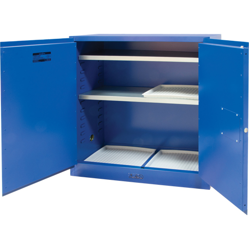 SDN654 Corrosive Liquids Cabinet, 30 gal., 43" x 44" x 18"