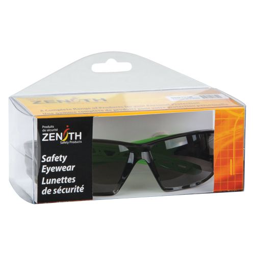 Zenith Safety Products Z2500 Series Safety Glasses, Grey/Smoke