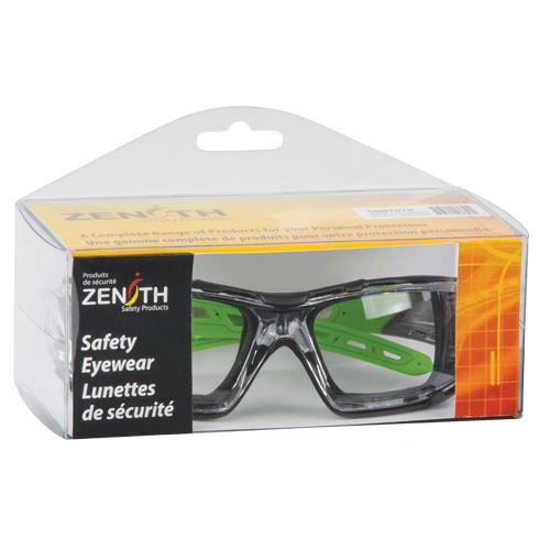 SDN707R Z2500 Series Safety Glasses, Clear Lens, Anti-Scratch, ANSI Z87+/Meets/Exceeds CSA Z94.3
