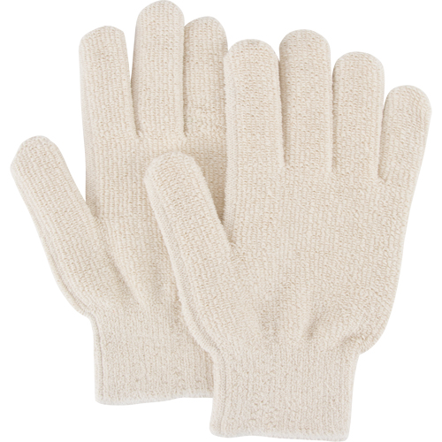 SDP089 Heat-Resistant Gloves, Terry Cloth, Large, Protects Up To 212° F (100° C)