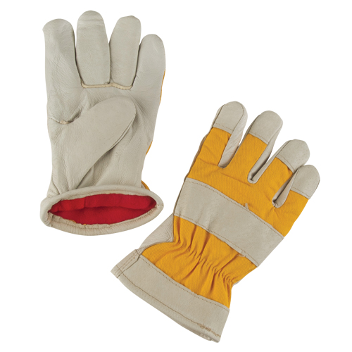 SDL465 Premium Winter-Lined Work Gloves, Small, Grain Pigskin Palm, Foam Fleece Inner Lining