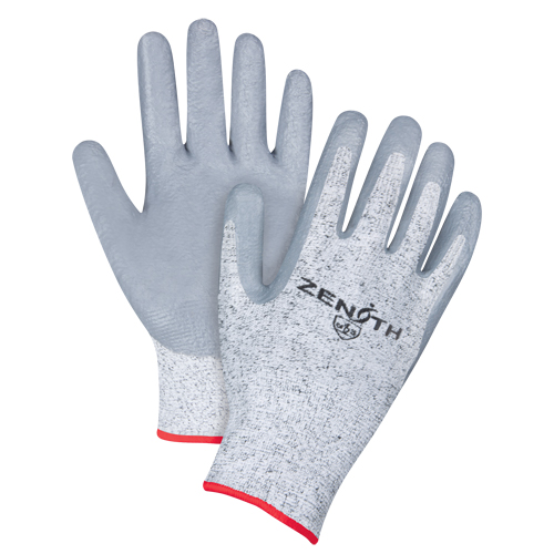 SEB092R Gants &eacute;lastiques sans coutures r&eacute;sistants &agrave; la coupe, Taille 9, Calibre 13, Rev&ecirc;tement Nitrile, Enveloppe en PEHP, EN 388 niveau 3