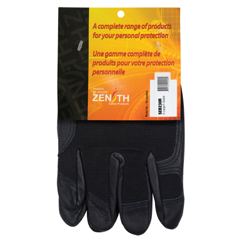 SEB230R Gants pour m&eacute;canicien ZM300, Paume Cuir fleur, Taille T-Grand
