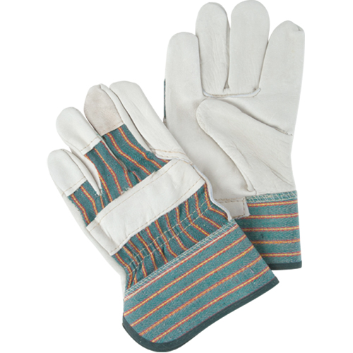 SEC139 Abrasion-Resistant Fitter's Gloves, Ladies, Grain Cowhide Palm