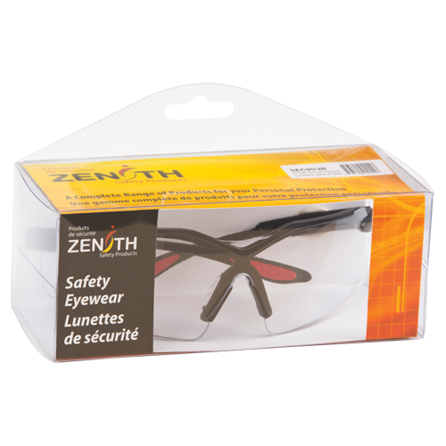 SEC953R Lunettes de s&eacute;curit&eacute; s&eacute;rie Z1300, Lentille Transparent, Anti-&eacute;gratignures, R&eacute;pond ou surpasse la norme CSA Z94.3