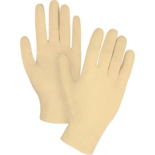 SEE787 Heavyweight Inspection Gloves, Cotton, Hemmed Cuff, Ladies