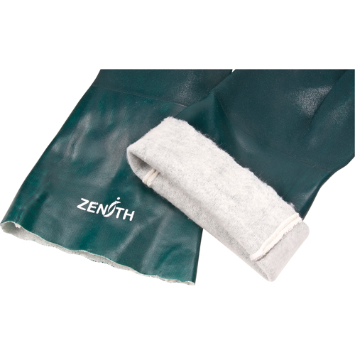 Zenith Safety Products Double Dipped Green Gloves, 14