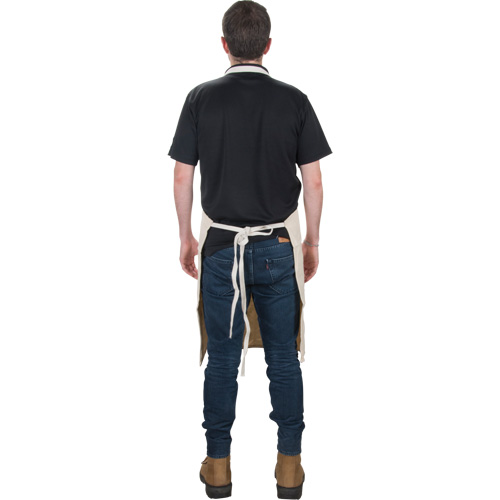 SEE852 Apron, Cotton, 36" L x 29" W, Natural