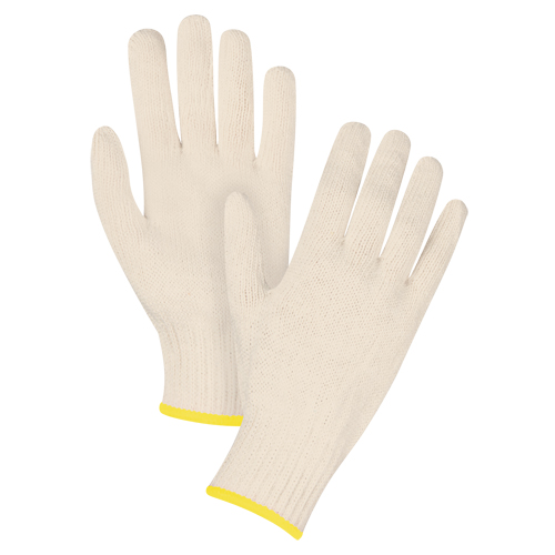 SDS942 Gants en tricot d'usage standard, Poly/coton, Calibre 7, 2T-Grand