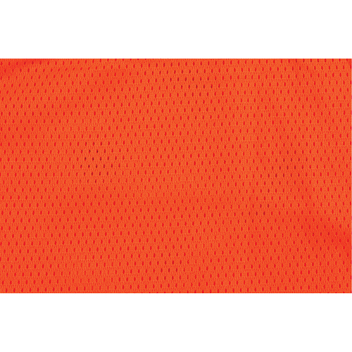 SEF102R Surveyor's Safety Vest, High Visibility Orange, Large, Polyester