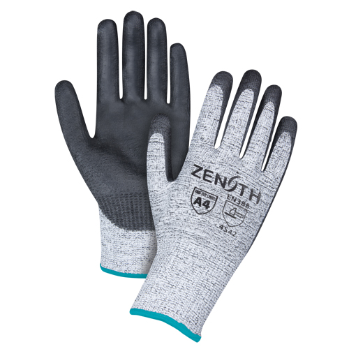 SEF169 Gants &eacute;lastiques sans coutures r&eacute;sistants &agrave; la coupe, Taille T-Grand/10, Calibre 13, Rev&ecirc;tement Polyur&eacute;thane, Enveloppe en PEHP, ANSI/ISEA 105 niveau 4/EN 388 niveau 5