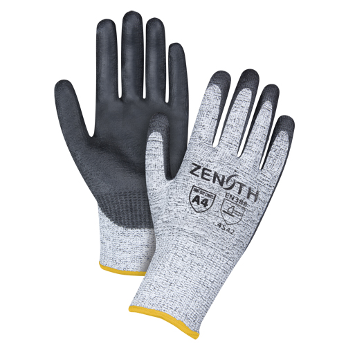 SEF170 Gants &eacute;lastiques sans coutures r&eacute;sistants &agrave; la coupe, Taille 2T-Grand/11, Calibre 13, Rev&ecirc;tement Polyur&eacute;thane, Enveloppe en PEHP, ANSI/ISEA 105 niveau 4/EN 388 niveau 5
