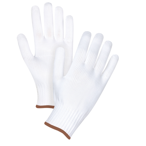 SEF200 Seamless String Knit Gloves, Polyester, 10 Gauge, Large