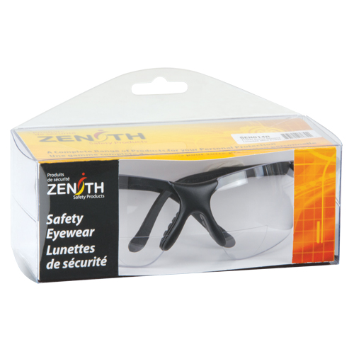 SEH014R Z1800 Series Reader Safety Glasses, Anti-Scratch, Clear, 1.5 Diopter