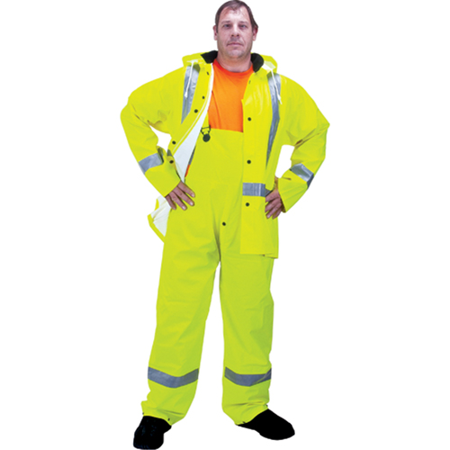 SEH114R Imperm&eacute;able pour la circulation de premi&egrave;re qualit&eacute; RZ900, Polyester/PVC, Moyen, Jaune lime