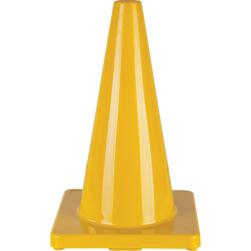 SEH137 Coloured Traffic Cone, 18", Yellow