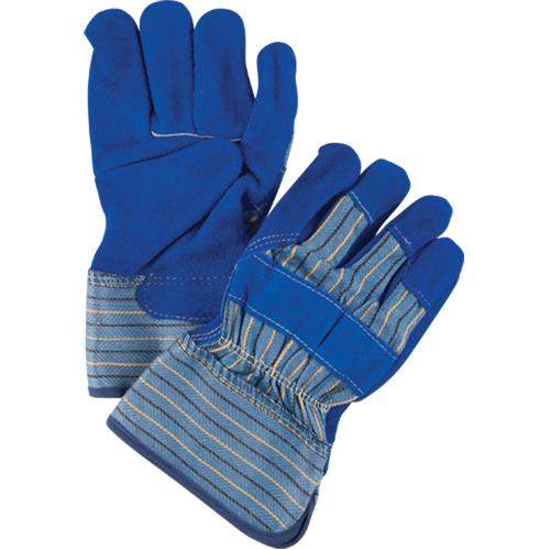 SEI496 Premium Quality Fitters Gloves with Kevlar&reg; Stitching, Large, Split Cowhide Palm, Cotton Inner Lining