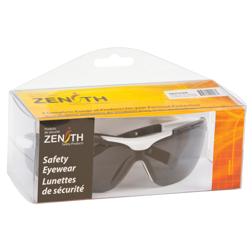 SEI524R Lunettes de s&eacute;curit&eacute; s&eacute;rie Z1500, Lentille Grise/fum&eacute;e, Anti-&eacute;gratignures, R&eacute;pond ou surpasse la norme CSA Z94.3