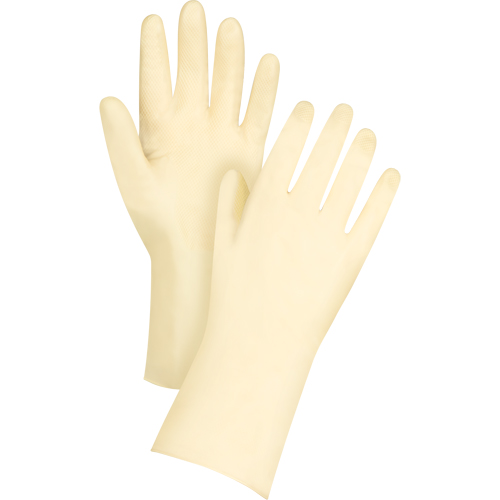 SHF700 Gants de conserverie, Taille 7, 12" lo, Latex, 18 mils