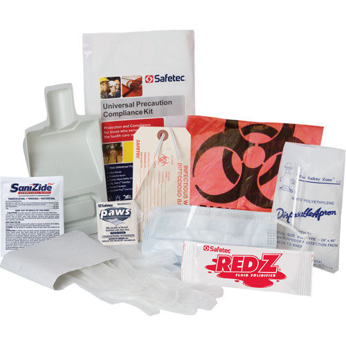 SEJ290 Precaution Bloodborne Pathogen Spill Kit, Universal, Bag