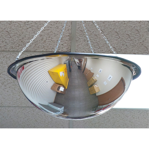 SEJ875 360° Dome Mirror, Full Dome, Open Top, 20" Diameter
