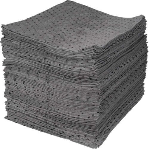 SFU959 Premium Bonded Sorbent Pads, Universal, 15" x 17", 30 gal. Absorbancy
