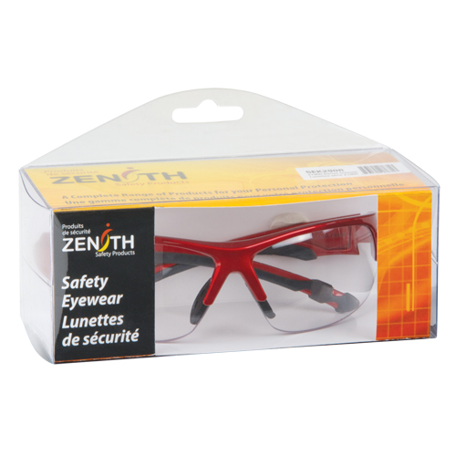 SEK290R Z1900 Series Safety Glasses, Clear Lens, Anti-Fog/Anti-Scratch, Meets/Exceeds CSA Z94.3