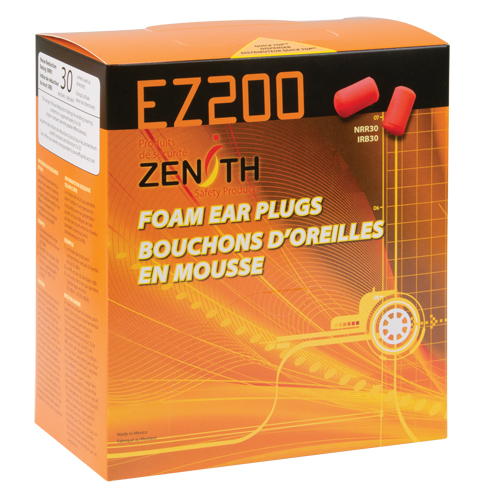 SFM651 EZ200 Polyurethane Foam Earplugs, Bulk - Box
