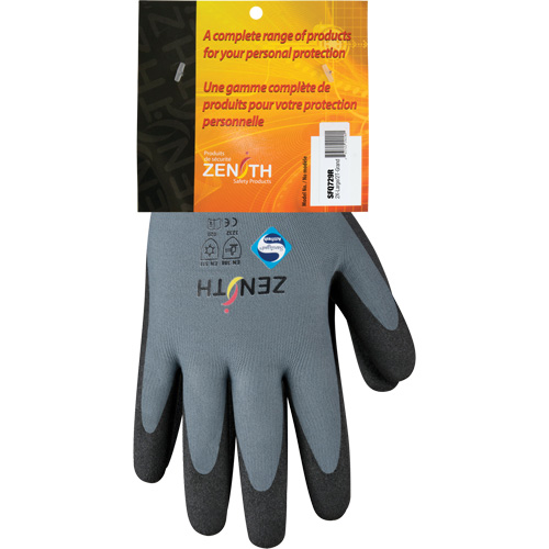 SFQ729R Gants enduits de premi&egrave;re qualit&eacute; ZX-30°, 11/2T-Grand, R&ecirc;vetement PVC, Calibre 15, Enveloppe en Nylon
