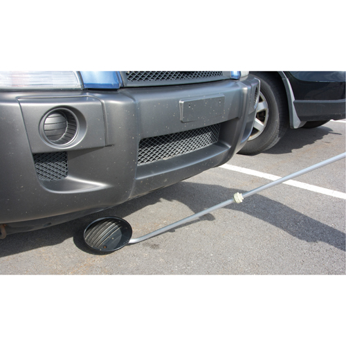 SFQ773 Inspection Mirror, 8.5" dia., Round, 47" Handle