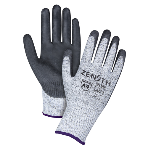 SFU948 Gants &eacute;lastiques sans coutures r&eacute;sistants &agrave; la coupe, Taille 6/T-petit, Calibre 13, Rev&ecirc;tement Polyur&eacute;thane, Enveloppe en PEHP, ANSI/ISEA 105 niveau 4/EN 388 niveau 5