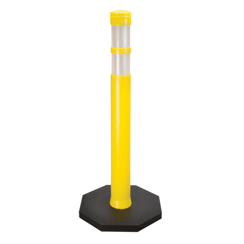 SGG104 Dome Top Delineator Post, 42" H, Yellow