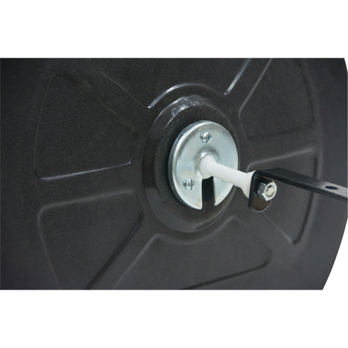 SGI557 Miroir convexe rectangulaire/rond avec support, 12" h x 18" la, Int&eacute;rieur/Ext&eacute;rieur