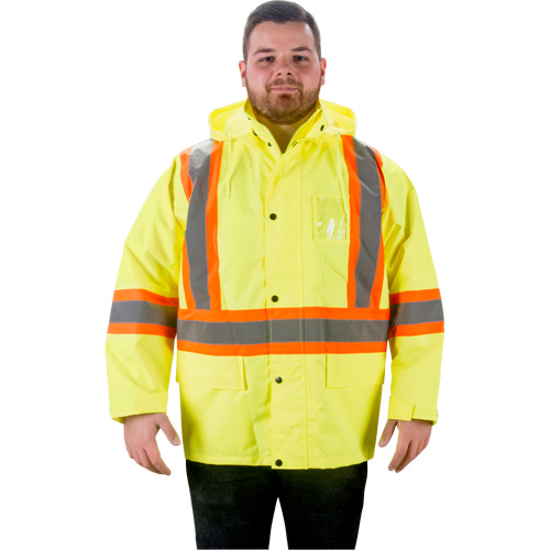 SGM194 Imperm&eacute;able RZ1000, Polyester, Petit, Jaune lime haute visibilit&eacute;
