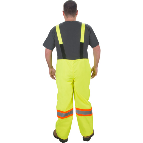 SGM201 RZ1000 Rain Bib Pants, Polyester, Small, High Visibility Lime-Yellow