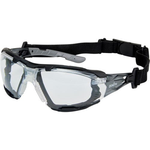 SGQ768 Z2900 Series Safety Glasses with Foam Gasket, Clear Lens, Anti-Fog, ANSI Z87+/Meets/Exceeds CSA Z94.3