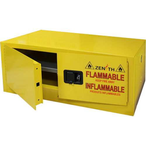 SGU585 Flammable Storage Cabinet, 12 gal., 2 Door, 43" W x 18" H x 18" D