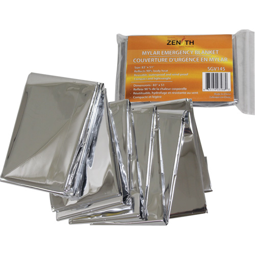 SGV145 Emergency Blanket, Aluminized Polyester