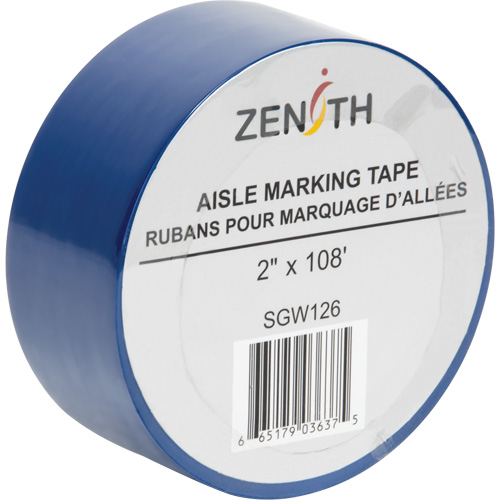 SGW126 Aisle Marking Tape, 2" x 108', PVC, Blue