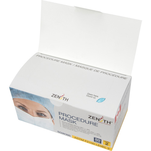 SGW395 Disposable Procedure Face Masks, ASTM F2100 Level 2, Class 1